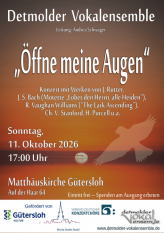 Bild zur Veranstaltung Chorkonzert „Öffne meine Augen“