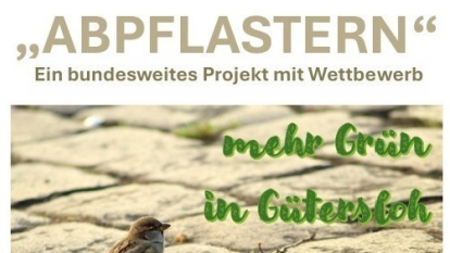 Bild zur Veranstaltung Abpflastern-Entsiegeln-Begrünen: Mehr Grün für Gütersloh