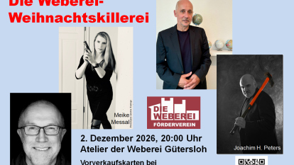 Bild zur Veranstaltung Crime-Night 2026: die Weberei-Weihnachtskillerei