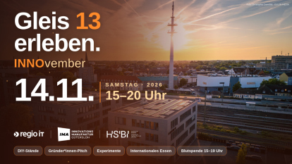 Bild zur Veranstaltung Gleis 13 erleben - INNOvember